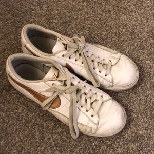 well loved nike sneakers